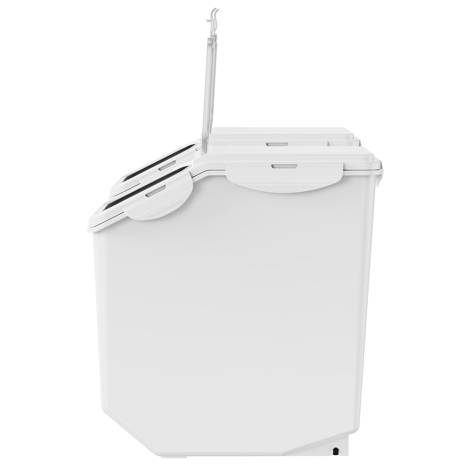 Airtight Kitchen Ingredient Storage Bin With Measuring Cups Set_voghion.com